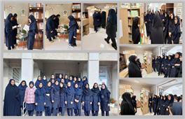 بازدید دانش آموزان پایه هشتم دبیرستان شهید لرملکار