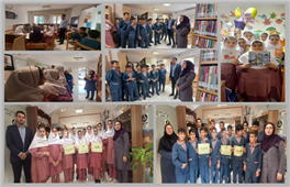 بازدید دانش آموزان پایه ششم دبستان شهید قزوینی روستای انارور