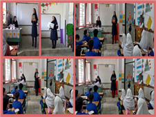 معرفی منابع جشنواره سیزدهمین دوره جشنواره کتابخوانی رضوی در دبستان شهید پیلسته روستای سنگسرا